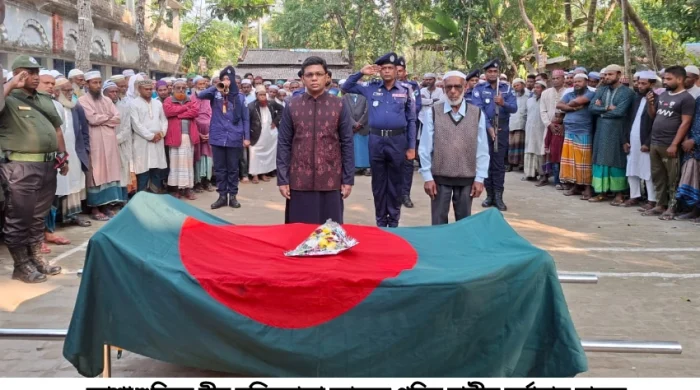 আশাশুনিতে বীর মুক্তিযোদ্ধা আব্দুল গনির রাষ্ট্রীয় মর্যাদায় দাফন